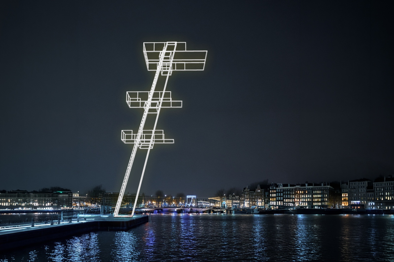 The Leap – Atelier Haute Cuisine - Amsterdam Light Festival Artist impression